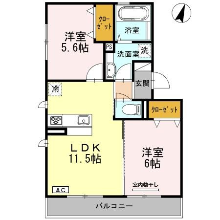 ソノーレ鈴蘭の間取り