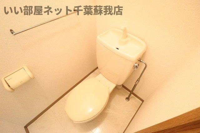 ハイツおゆみ野　Ⅰのトイレ|落ち着いたトイレです