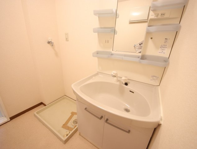 ルミエール南生駒Ⅲの洗面所