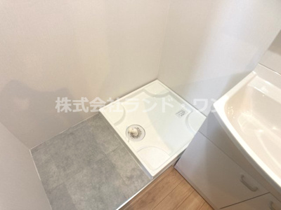 【ランドリースペース】 | 恩多マンション1号棟 | 洗濯機置場