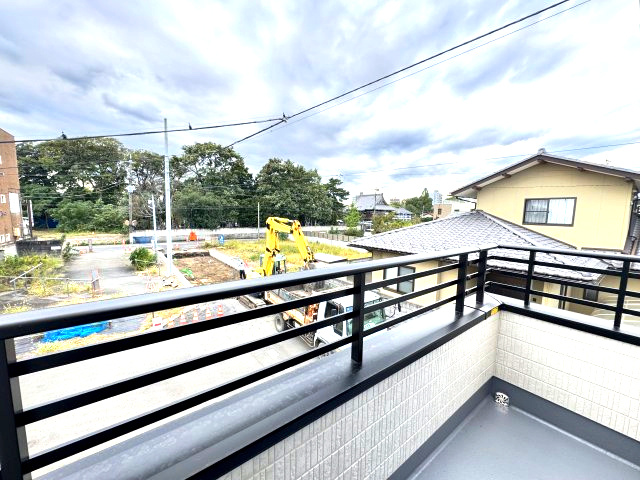 ハートフルタウン前橋市三河町1丁目　Ａ号棟のバルコニー|バルコニーは2ヶ所付です。南面なので陽当たり良好です☆