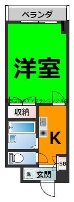 仲介手数料0円！クレスト泉の間取り