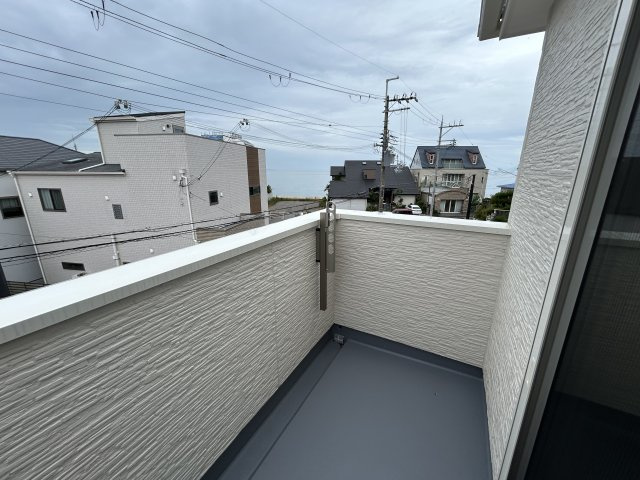 明石市藤江戸建１号棟のバルコニー