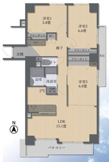 【間取り】 | 【ユーハウス志賀公園】✨️仲介手数料無料✨️金城小学校・志賀中学校