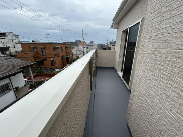 明石市藤江新築戸建４号棟のバルコニー