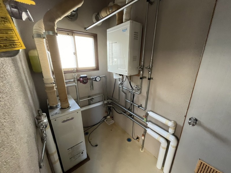 釧路市美原5丁目の中古戸建「ペチカ」のある５LDKのお家♪の洗面所|冬も温かく安心の暖房設備。