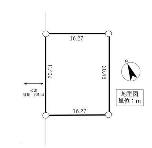 釧路市緑ケ岡6丁目　売土地の土地図