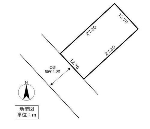 標津郡中標津町東17条北6丁目 【売地A】の土地図
