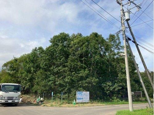 別海新栄町　売土地の前面道路含む現地写真|建築条件がなくお好きな建築会社様で建てることが出きます♪