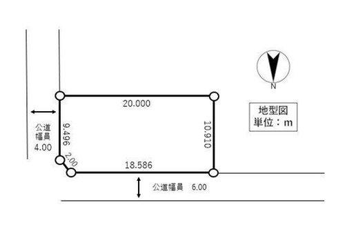 大楽毛南１丁目 売土地の土地図
