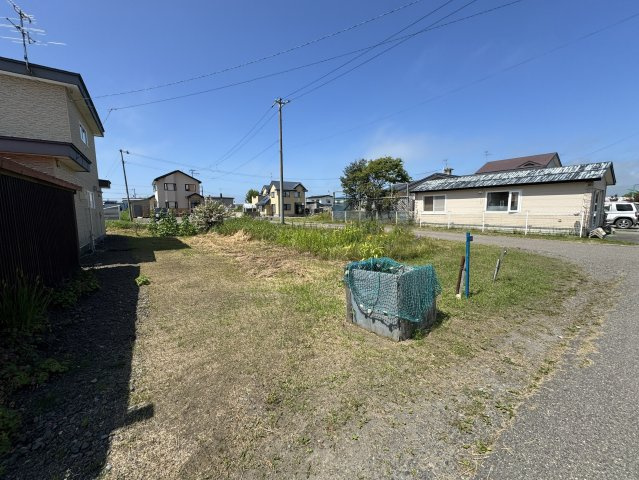 大楽毛南１丁目 売土地の外観|前面道路が広く視界が開けた角地エリア！