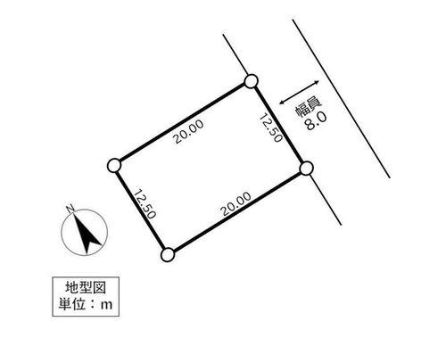 釧路町わらび3丁目　売土地の土地図