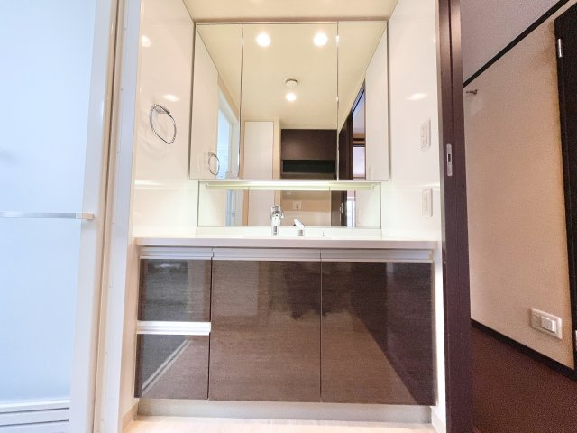 グランスイート香里園の独立洗面台|使いやすい独立洗面台です