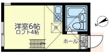 ユナイト塩浜アルベールカミュの間取り