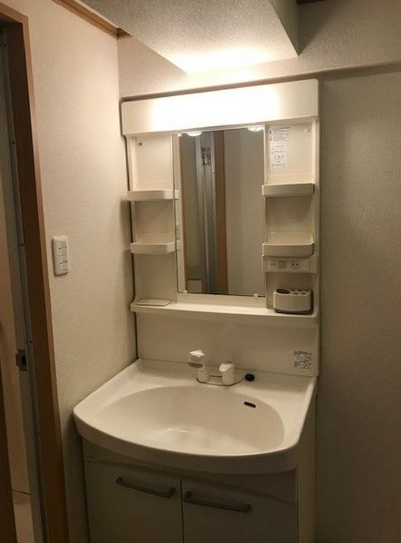 ハーモニアス元八事の洗面所