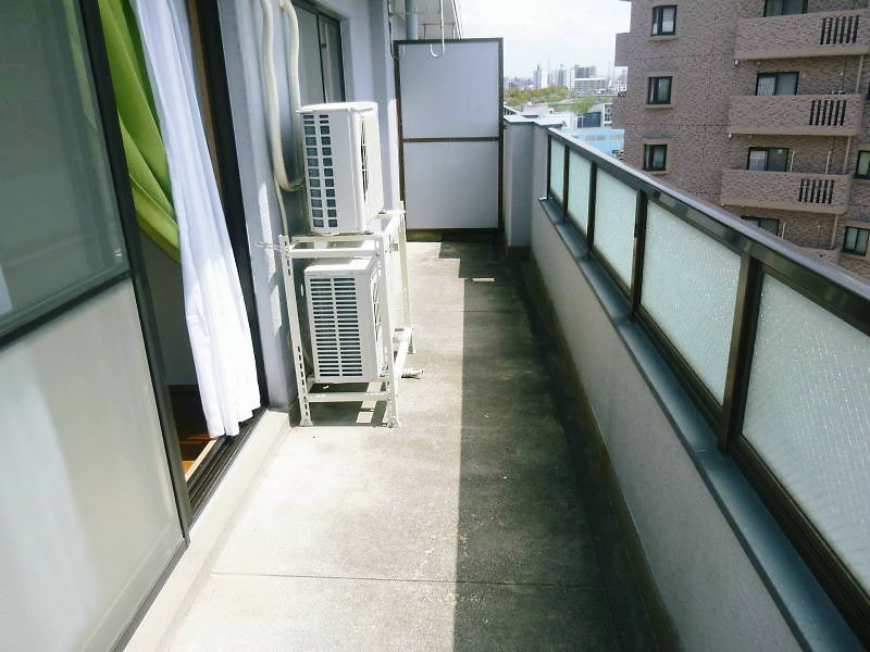 ハーモニアス元八事のバルコニー