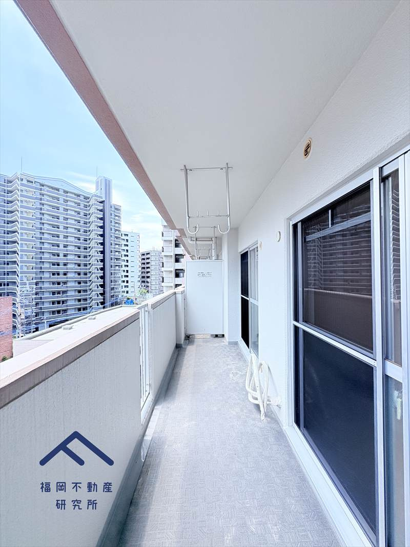 エンゼルハイム大濠公園南のバルコニー