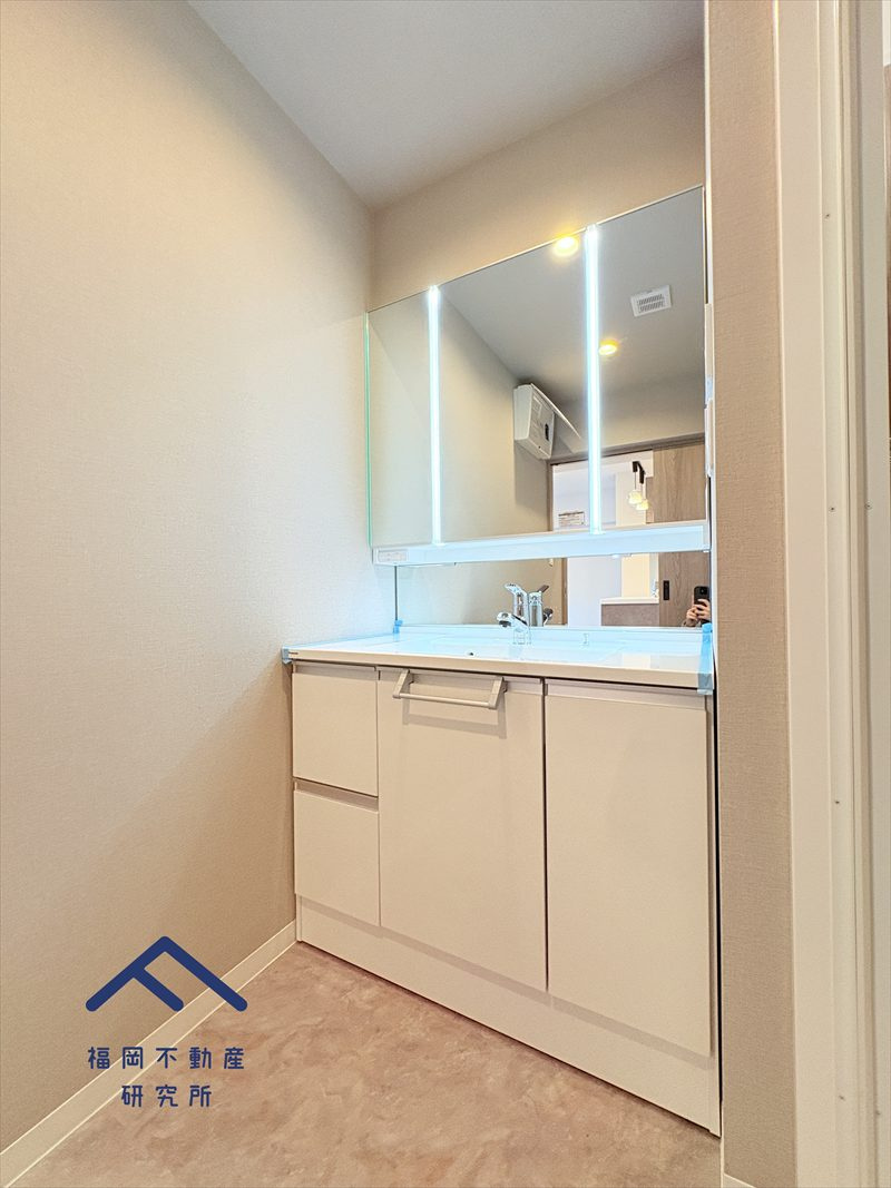 エンゼルハイム大濠公園南の独立洗面台