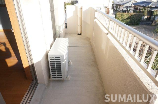 サンシャイン帯山のバルコニー