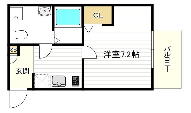CRASTINE遠里小野の間取り