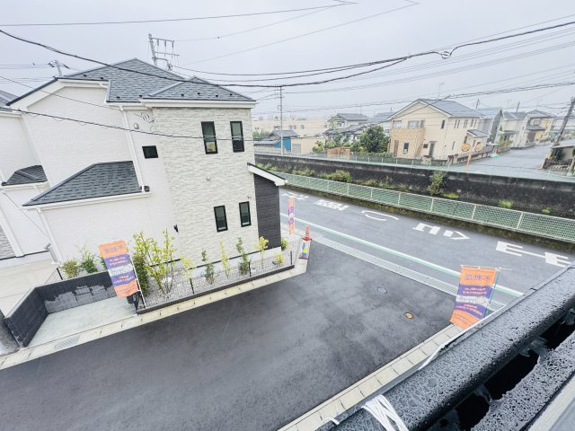 松戸市栄町８丁目新築戸建【旭町小学校：5分】の展望|バルコニーより道路側眺望