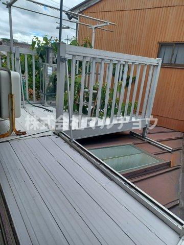 湊一戸建のバルコニー|バルコニーからの眺めを楽しみながら食事をしませんか