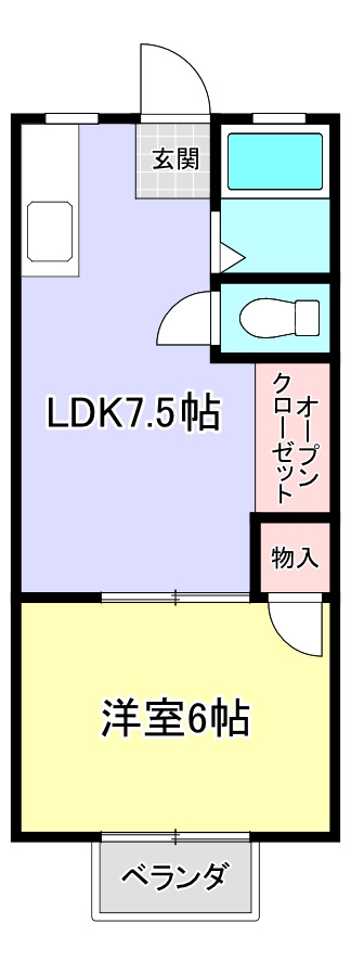 パナハイツMIYATAの間取り
