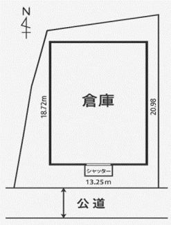 【間取り】 | 和泉市池上町　貸倉庫[物件番号：735468]