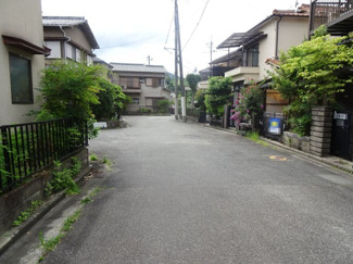 【前面道路含む現地写真】 | 川西市多田院2丁目10の3　建築条件無土地