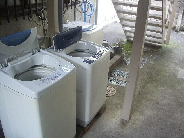 無料共同洗濯機