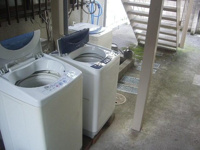 無料共同洗濯機