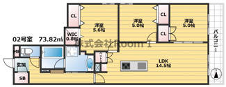 【間取り】 | Maison de Mine Nagai Parc Est.