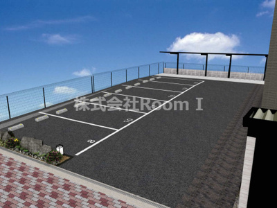 【駐車場】 | 【ペット共生・ZEHマンション】Maison de Mine Nagai Parc Est.・旭化成ヘーベルメゾンHEBEL HAUS | 駐車場があるので、車を買う予定の方も安心です