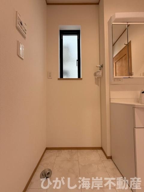 茅ヶ崎市香川5丁目　新築戸建　のランドリースペース|洗濯機置場