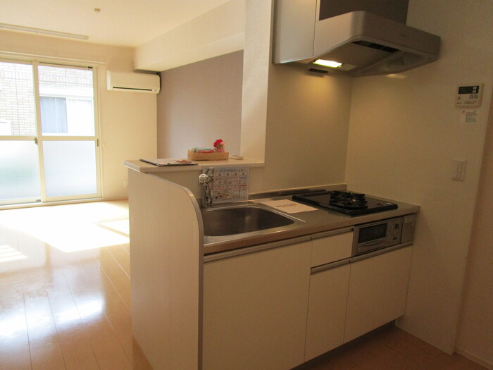 オリーヴァ東合川のキッチン|使い勝手の良いカウンターキッチン♪