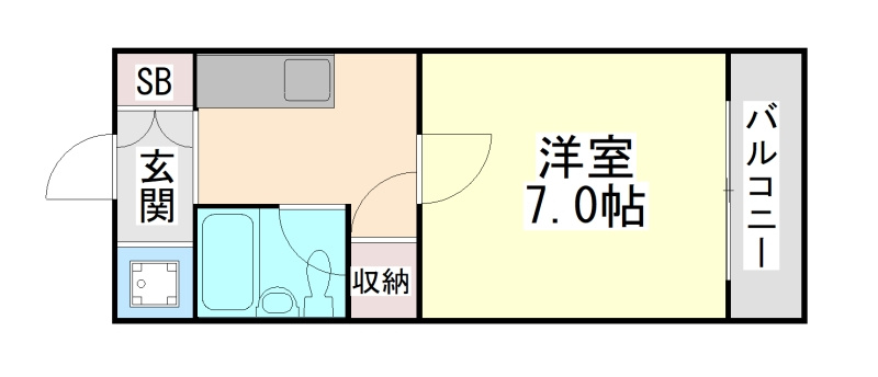 コーポアガペの間取り