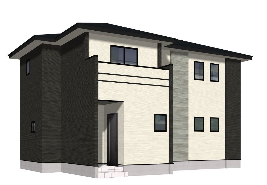 宗像市原町2期の外観パース