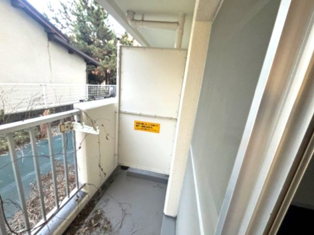 コーポアガペのバルコニー