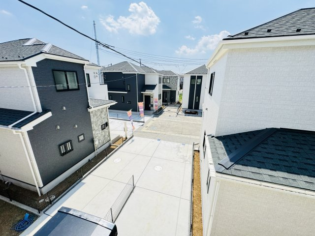 松戸市栄町８丁目新築戸建【旭町小学校：5分】の展望|バルコニーより道路側眺望