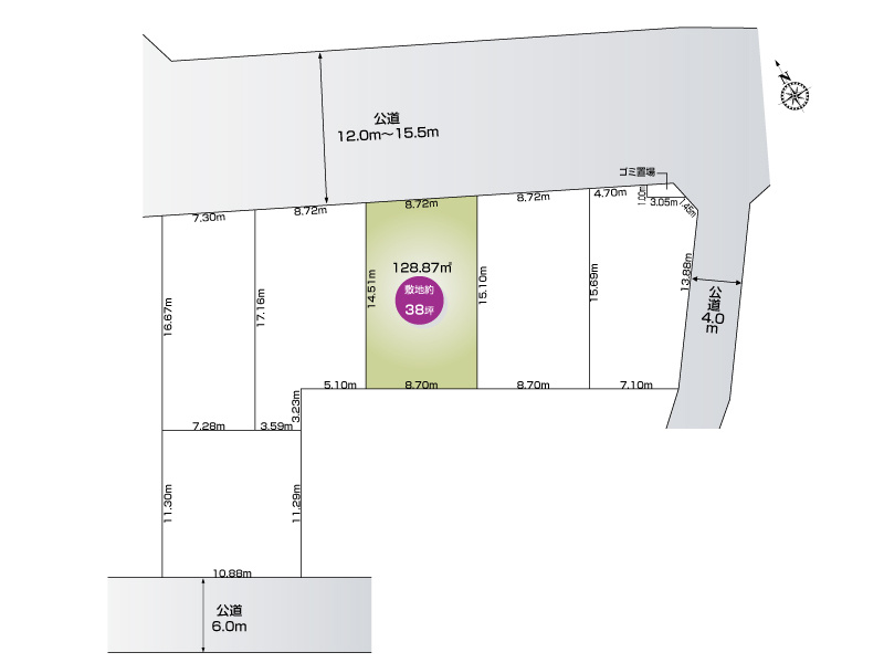 下日出谷東3丁目3区画
