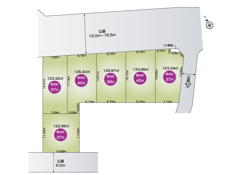 下日出谷東3丁目　全体図