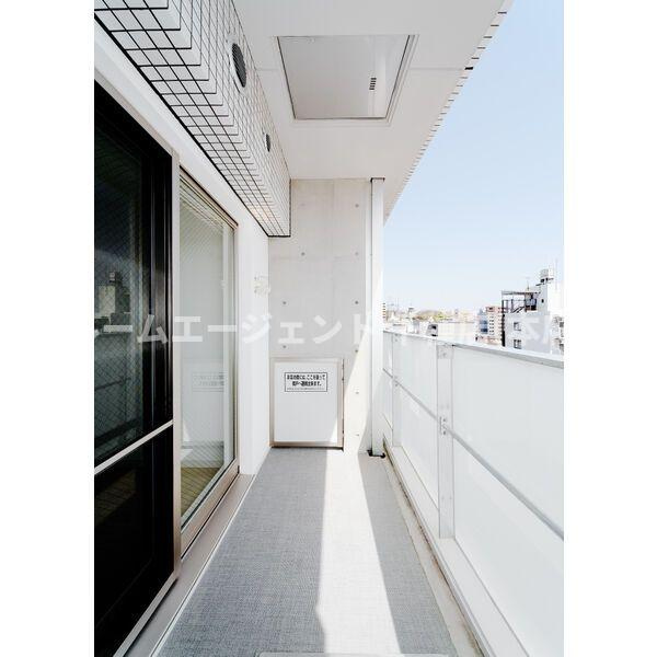 パルティール覚王山のバルコニー