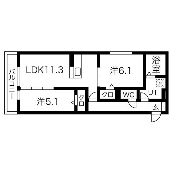licorice　B棟の間取り