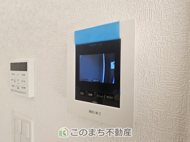 いろどりアイタウン栃木市平柳町3丁目22-P2の設備|モニタ付きインターホンで防犯面もしっかり安心♪