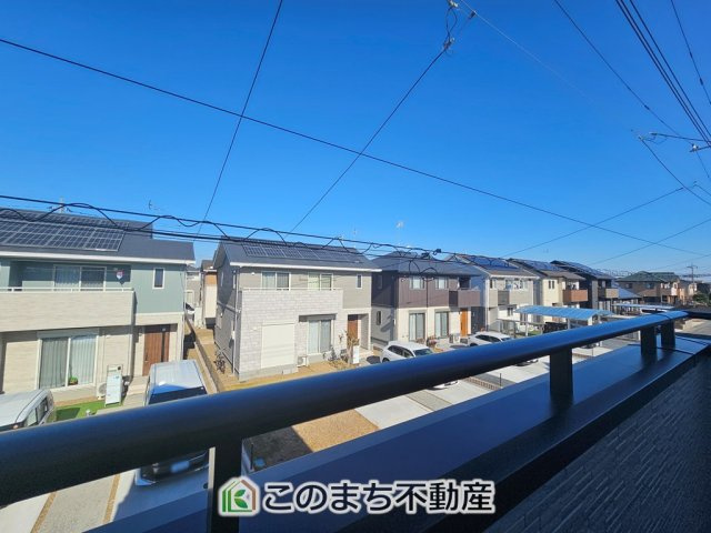 いろどりアイタウン栃木市平柳町3丁目22-P2の設備|建物北側にもバルコニーがございます
