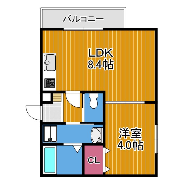ALEGRIA道明寺の間取り