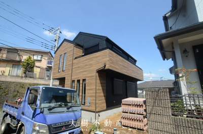 【外観】 | 海老名市国分南4丁目 新築戸建て 全1棟【仲介手数料無料】 | ※令和7年9月上旬に撮影