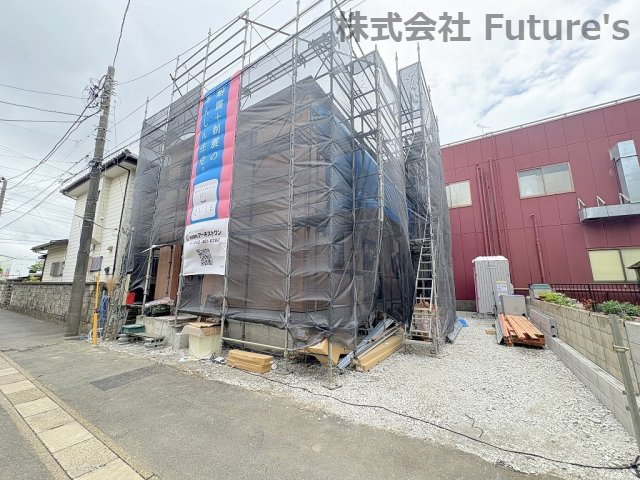 三郷市戸ケ崎2丁目　新築戸建　全1棟の外観|現地の写真になります。