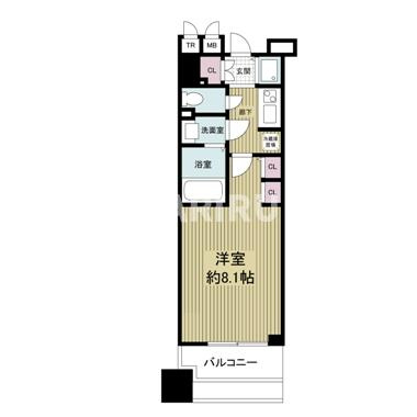 エスティメゾン京橋の間取り