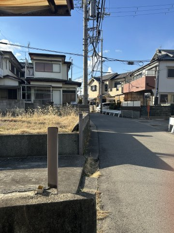 和歌山市善明寺・土地・56899の前面道路含む現地写真